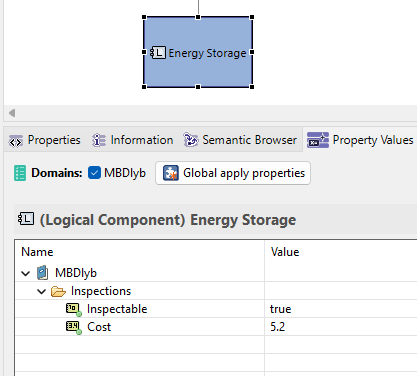 Hardware element labeled as inspectable